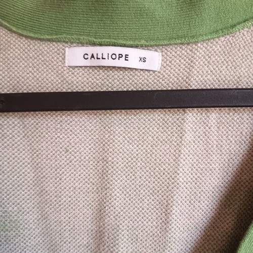Calliope knitted cardigan green like new