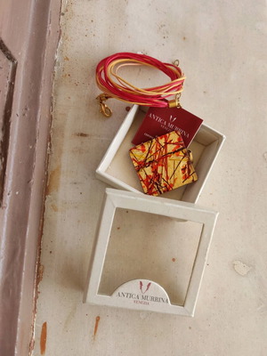 Murano Antica Murrina Venezia necklace like new with box and certificate