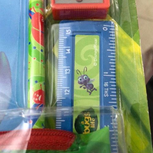 A Bug’s Life school set new with pencil case and accessories Disney Pixar 1998 vintage