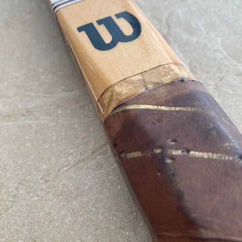 Wilson Stan Smith Capri vintage wooden tennis racket 1970s