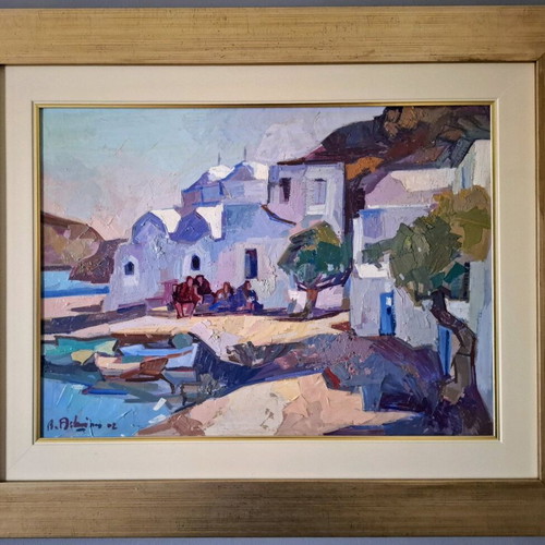 Oil painting by Bedro Aslanian 02 like new