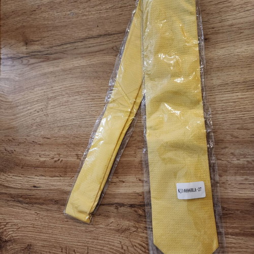 Yellow formal necktie new
