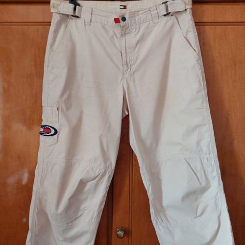 Tommy Hilfiger men's capri cargo pants like new, beige, cotton blend