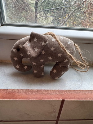 Fabric elephant doll new decorative item
