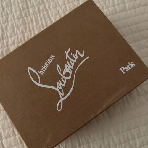 Christian Louboutin New Very Prive 120 heels new, white snakeskin print