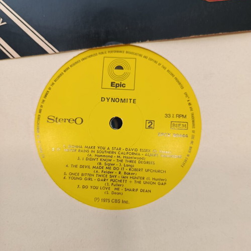 Dynamite Joe Dassin LP record EPCX 80444