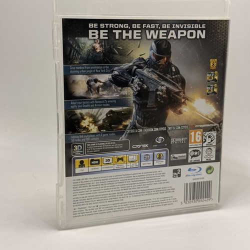 Crysis 2 PS3 used action adventure game