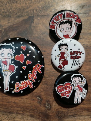 Betty Boop 4 κονκάρδες καινούργιες