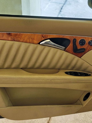 Κάρτα πόρτας οδηγού Mercedes W211, μπεζ δέρμα