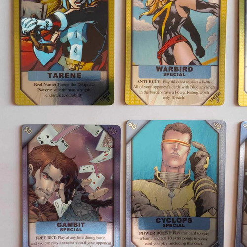 Marvel Recharge cards like new, set of 16 foil