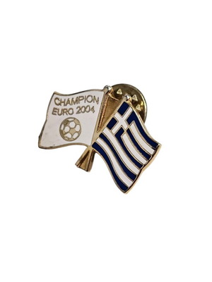 Collectible pin Euro 2004 new with Greek flag