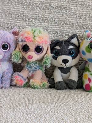 Stuffed animals like new