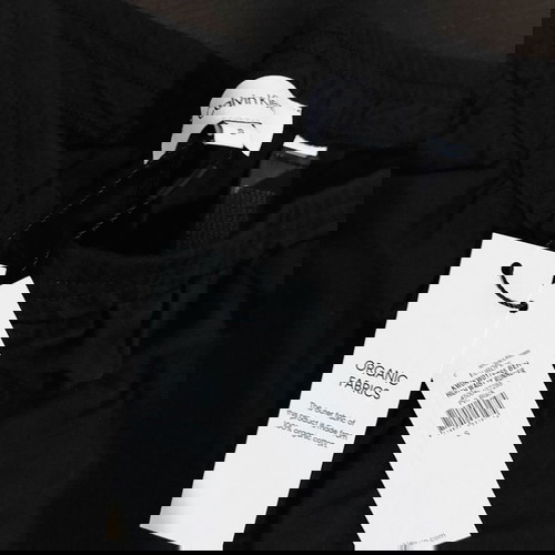 Calvin Klein ψηλόμεσο σορτσάκι νέο, μαύρο