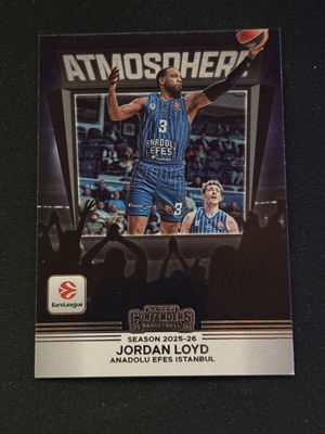 Panini Euroleague Contenders 25/26 Jordan Loyd Atmosphere Insert Card new