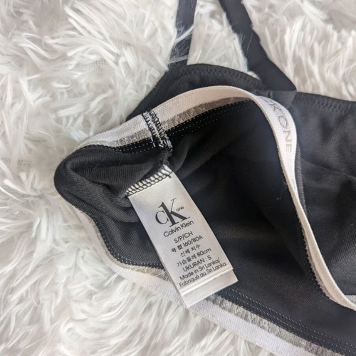 Calvin Klein Set of 2 New Bustiers Size S Black and White