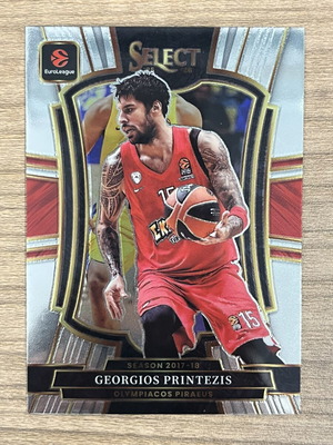 2025-26 Panini Select Euroleague Basketball Card Georgios Printezis like new