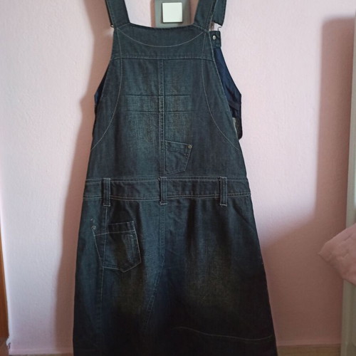 Attrattivo women's denim salopette blue small like new