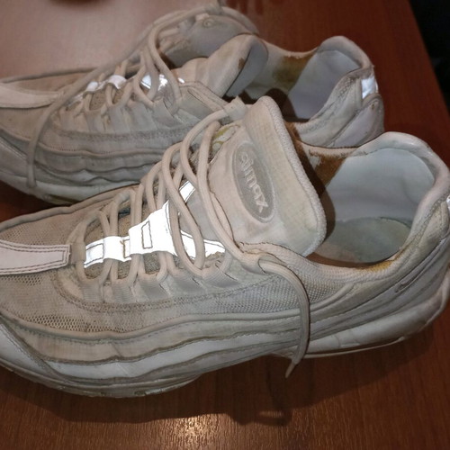 Nike Air Max white used, size 43, athletic shoes