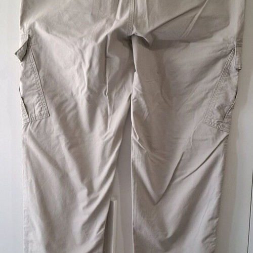 Marks & Spencer cargo pants beige cotton summer like new size 38 XL