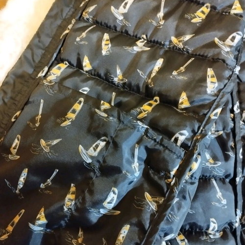 Men's dark blue quilted vest XL like new