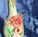 Handmade Easter bottle new