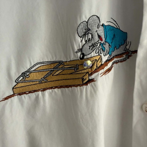 Votum Jaques Britt vintage man t-shirt size L white like new