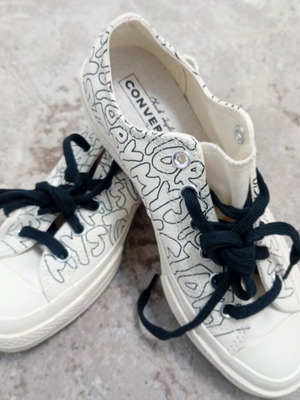 Converse All Star new sports shoes, size 38, white