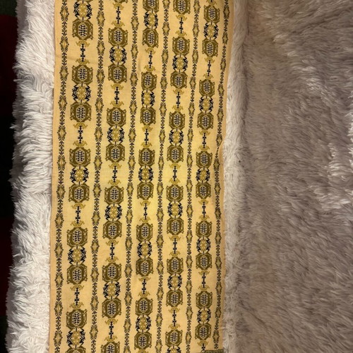 Large hand-embroidered meter-long table runner new