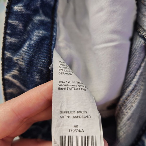 Jean highwaisted shorts like new, size M, blue, 100% cotton