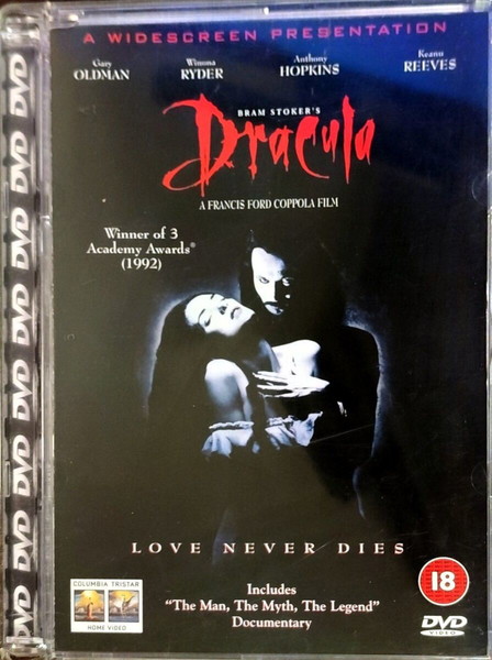 DVD DRACULA HORROR MOVIE WITH GARY OLDMAN AND KEANU REEVES