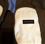  Ανδρικό MASSIMO DUTTI σακάκι, 100% βαμβακερό σε καφέ χρώμα