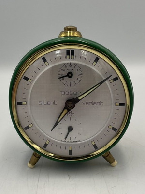 Vintage Peter Silent Variant table alarm clock like new