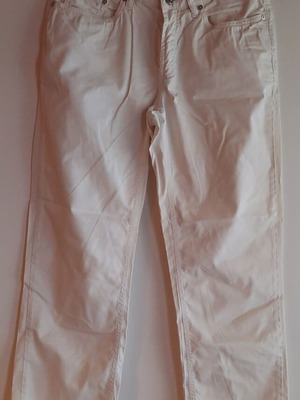Gant White Pants Normal Waist Regular Fit Like New, 97% Cotton