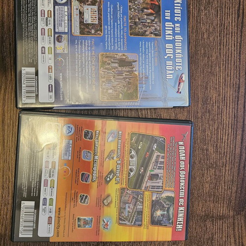 Sim City 4 and Sim City 4 Rush Hour Expansion Pack PC like new