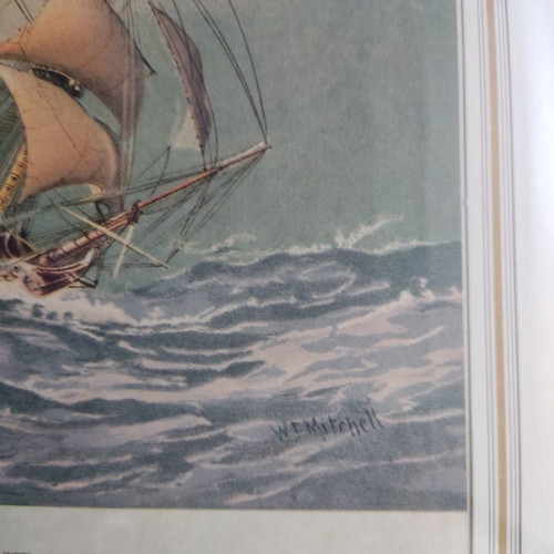 Sailing Ship Painting used by William Mitchell