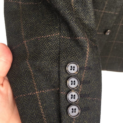 Vintage Loro Piana Blazer wool cashmere size XL green like new