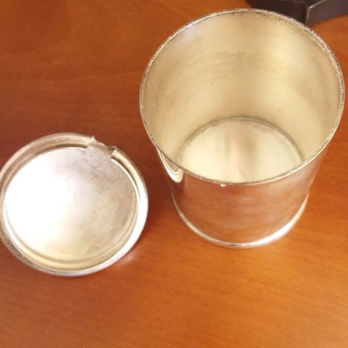 Silver Plated sugar bowl used, Apolo house Brazil