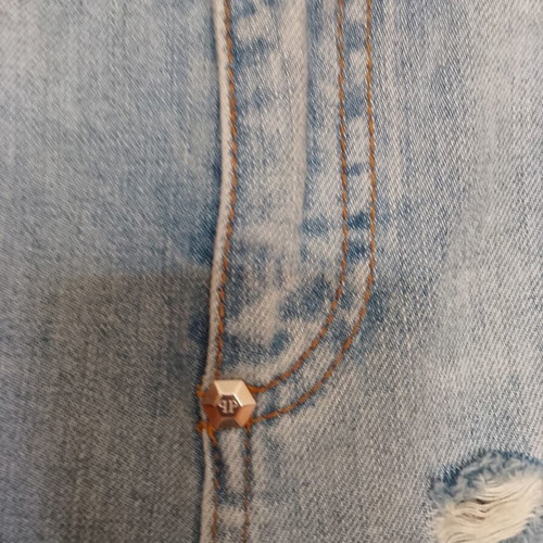 Philipp Plein Boyfriend Cut Jeans Over and Over Again new, Paradise Blue