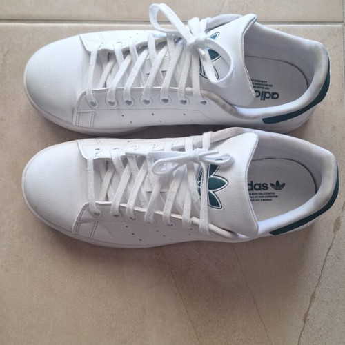 Adidas Stan Smith sneakers like new, size 39 1/3, white with petrol details
