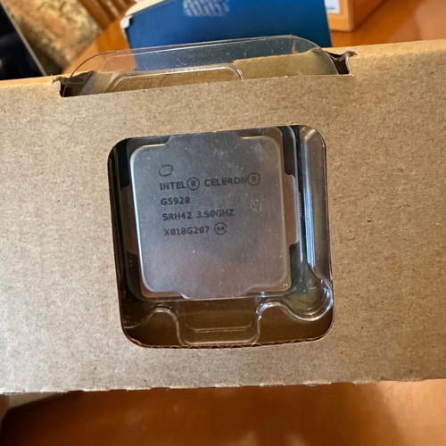 Intel Celeron G5920 processor like new, needs new thermal paste