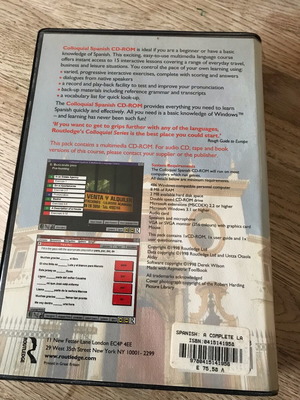Spanish CD-ROM multimedia language course new