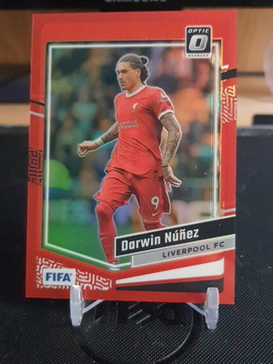 Panini Donruss Soccer 2023-24 Darwin Nunez Red Optic Color Match card like new
