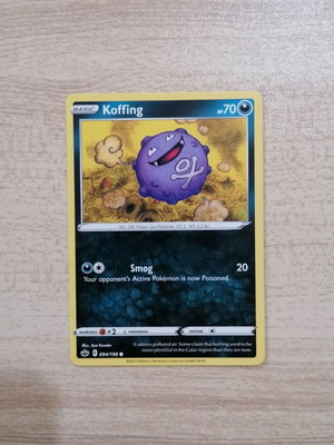 Κάρτα Pokémon Koffing Chilling Reign 2021 Common near mint