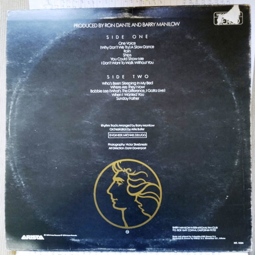 Barry Manilow One Voice LP used, pop