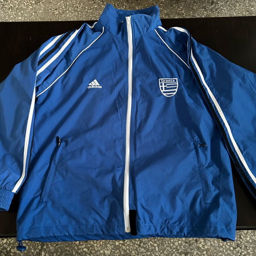 Greece national team jacket Adidas large like new sports collectible