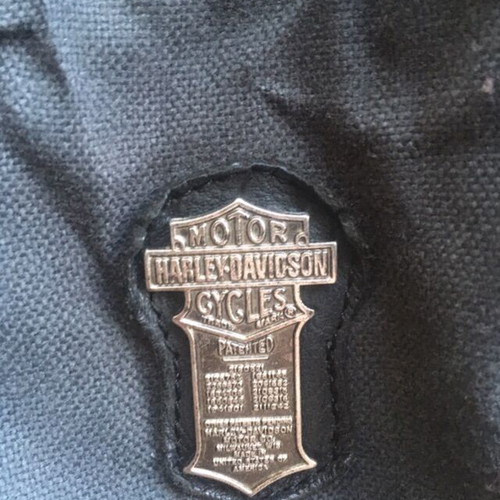 Harley Davidson jacket like new, black, size L with embossed engine