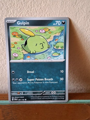 Pokemon card Gulpin καινούργιο