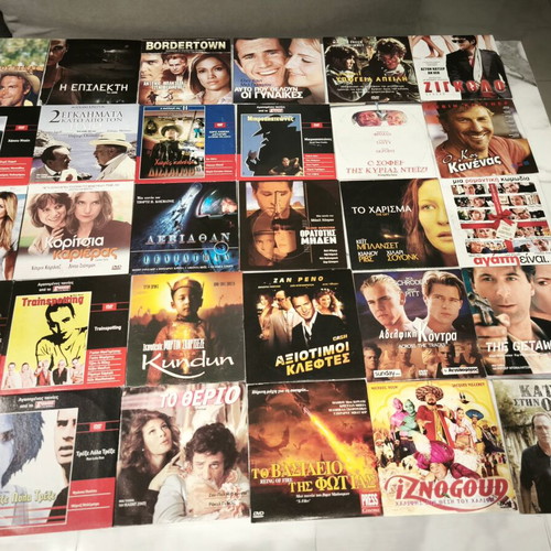Collection of 123 DVDs like new, pack with movies and documentaries