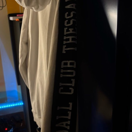 Paok Fc long-sleeve hoodie 1926 like new, black and white