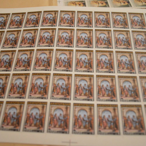 Aristotle 1978 Stamp Sheets, Complete Series, New, 4 Sheets of 50